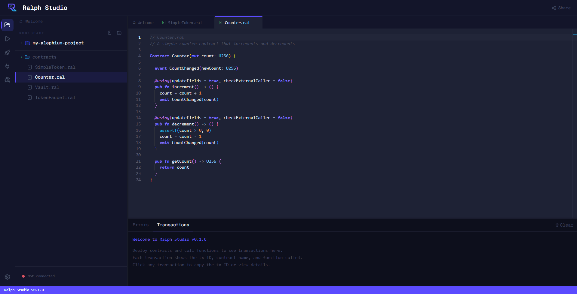 Ralph Studio IDE
